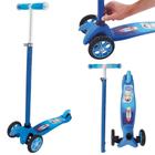 Patinete Infantil Triciclo Regulavel com Freio Azul Mor