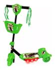 Patinete Meninos Dinossauro Infantil 3 Rodas Musical Com Luz