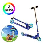 Patinete Patrulha Canina 2 Rodas Ajuste de Altura Azul