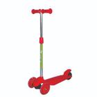 Patinete Vermelho Infantil 3 Rodas Scooter Para Menino e Menina - Mais Tem