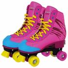 Patins 4 Rodas Ajustável Rosa Rl-06Rc 39-42 Fenix