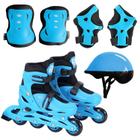 Patins 4 Rodas Menino 30 Ao 41 Masculino Inline Ajustável - Dm Toys