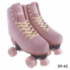 Patins Ajustável Califórnia 4 Rodas 39-42 Fenix Pc-01R Rosa