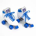 Patins Bel Quad - Retro Basic Branco/ Azul Tam 38