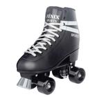 Patins Fenix 4 Rodas Roller Skate Ajustável Preto Fenix