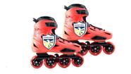 Patins Flying Eagle F3S 76/80Mm Origami Tamanho 41 Vermelho