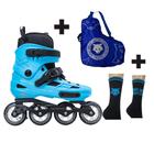 Patins HD Skull Adulto Infantil + Bolsa e meia