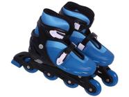 Patins in Line Infantil Bel Fix Sports Azul - com Acessórios