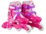 Patins in Line Infantil Minnie BR1160 Multikids - Rosa