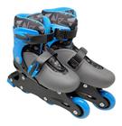 Patins Infantil 2 Em 1 Ajustável Menino 31/34 Dm Toys 5873