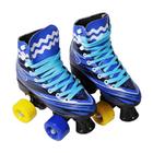 Patins Infantil 4 Rodas Importway Roller Clássico Tam 30/31 Azul