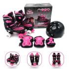 Patins Infantil Roller com kit de Proteção Tam 30 ao 33 Uni Toys