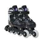 Patins Inline Bel Flexx 3.0 Prata G (37-40) (P55)