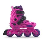 Patins Inline Infantil Traxart Freemix Girl Abec-9