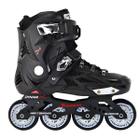 Patins Inline Iniciante Roller Freestyle Urban Traxart Dynamix Preto Feminino Masculino