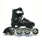 Patins Inline Roller Ajustável Infantil/juvenil PRETO