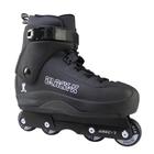 Patins Inline Street Aggressive Black X Traxart Abec 7 Cromo