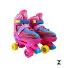 Patins Quad Kit Rosa 30/33 Ajustável - Unitoys