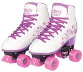Patins Quatro Rodas Roller Skate Branco (39-42) RL-07B - Fenix