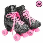 Patins Roller 4 rodas Quad. DM Toys DM5860 - Tamanho 32