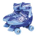 Patins Roller Ajustável Fênix Rl-03 A 38-41 ul Com Luzes