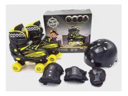 Patins Roller + Kit Proteção Turma Da Aventura 34-37