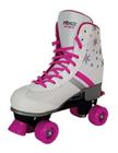 Patins Roller Skate Branco 39 Ao 42 C/regulagem - Fenix