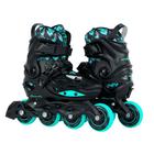 Patins Traxart Freemix Preto Inline Infantil - 68/70mm - ABEC-9