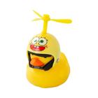 Pato Amarelo Pequeno Capacete De Bicicleta Ornamento Ciclismo Parafuso De Ar Ducky Motor Equitação