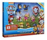 Patrulha Canina Kit Com 8 Figuras  - Kitty Catastrophe  Sunny