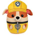 Patrulha Canina Pelúcia Squish Rubble 20cm Sunny