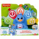 Pavão Linkimals Penas Coloridas com Luz e Som - Aprender e Brincar - Fisher Price - 194735146352 - Fisher-Price