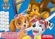 Prancheta paw patrol patrulha canina - para colorir e atividades de inglês  - ON LINE - 2018 - Kit de Colorir - Magazine Luiza