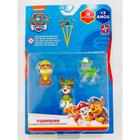 Paw patrol topper trio rubble, tracker e rocky - estrela