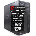 Pc Computador Cpu Intel Core I5 + Ssd 240gb, 8gb Memória Ram
