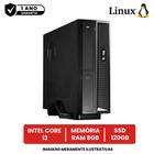 Pc Computador Cpu Slim Intel Core I3 8gb de Ram Ssd 120gb