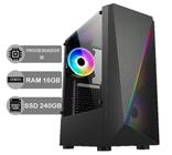 Pc game intel core i5 memória ram ddr3 16gb hd ssd 240gb