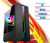 Pc gamer barato intel i5 8gb ssd 240gb