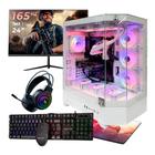 Pc gamer completo amd ryzen 5 5600gt 16gb 3200mhz (radeon vega 7), b550m, 480gb m.2, 500w, wc white 240mm, monitor 24 165hz 1ms, neologic - nli87572