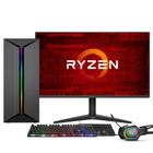 PC Gamer Completo AMD Ryzen 7 5700G, Gráficos Radeon VEGA 8, 16GB DDR4, SSD 256GB, Fonte 500W, Monitor 24" 75Hz, 3green Force - 3F-019