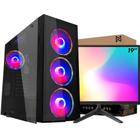 PC Gamer Completo Ark Monitor 19" + Intel Core i7 860 8GB GT 730 4GB SSD 120GB Linux