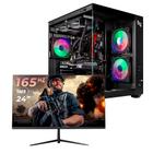 Pc Gamer Completo Black Myth medium Ryzen 5 5600GT, 16GB 3200Mhz, (RTX 3060 12GB), SSD 1TB M.2, 600W 80 Plus, Monitor 24 165Hz, Neologic - NLI87880