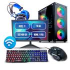 Pc Gamer Completo I7 3.4GHz 16gb Ssd 480gb 500W Monitor 19