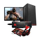 Pc Gamer Completo Intel Celeron G4930 / RX 550 4GB / 8G DDR4 / HD 500GB / Monitor 17" + Kit Gamer Completo