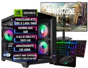 PC Gamer Completo Intel Core i5 3.8Ghz RAM 16GB SSD 480GB GEFORCE GTX 1050TI 4GB ADVANCEDTECH