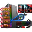 Pc Gamer Completo Intel I5 8gb Ssd 120gb Com Placa De Vídeo - Xblue TECH