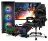 PC Gamer Completo Mancer, AMD Ryzen 5 4600G, 16GB DDR4, SSD 480GB, Monitor 21" + Cadeira Gamer