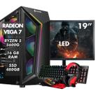 PC Gamer Completo Ryzen 5 5600G 16 GB 480 GB Vega 7