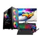 PC Gamer Computador Completo Intel Core i7 16GB SSD 512GB Kit Gamer Headset Monitor 19,5'' Windows