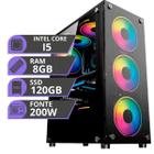 Pc Gamer Computador Cpu Intel I5 Ssd 120gb Memoria Ram 8gb